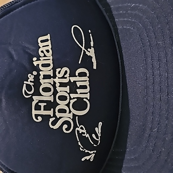 Vintage The Floridan Sports Club navy snapback mesh trucker hat - Picture 1 of 9